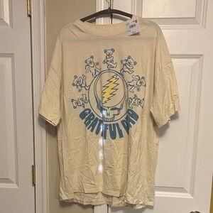 Grateful Dad Graphic Tee in Cream